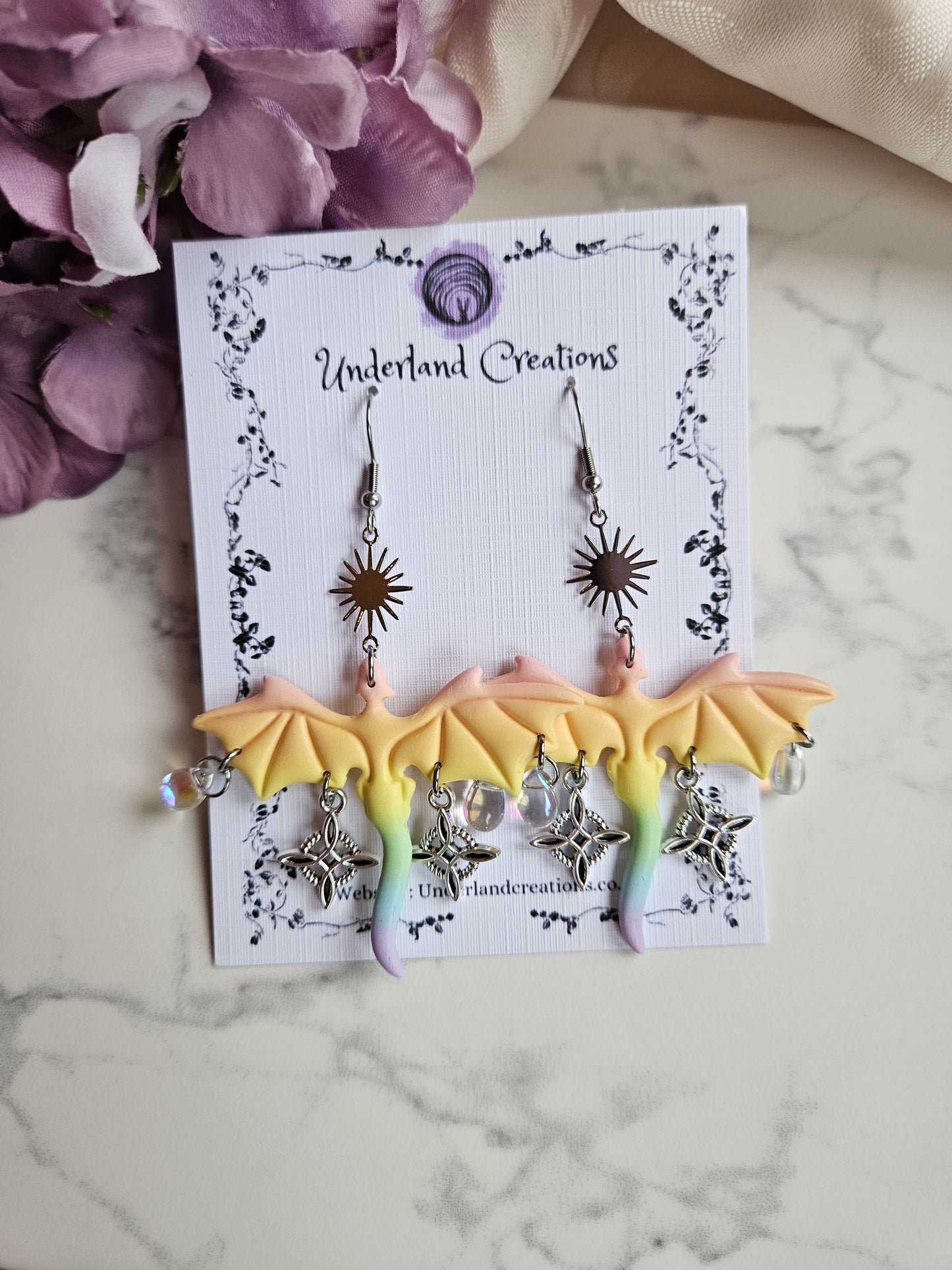 Dragons in "Pastel Rainbow"