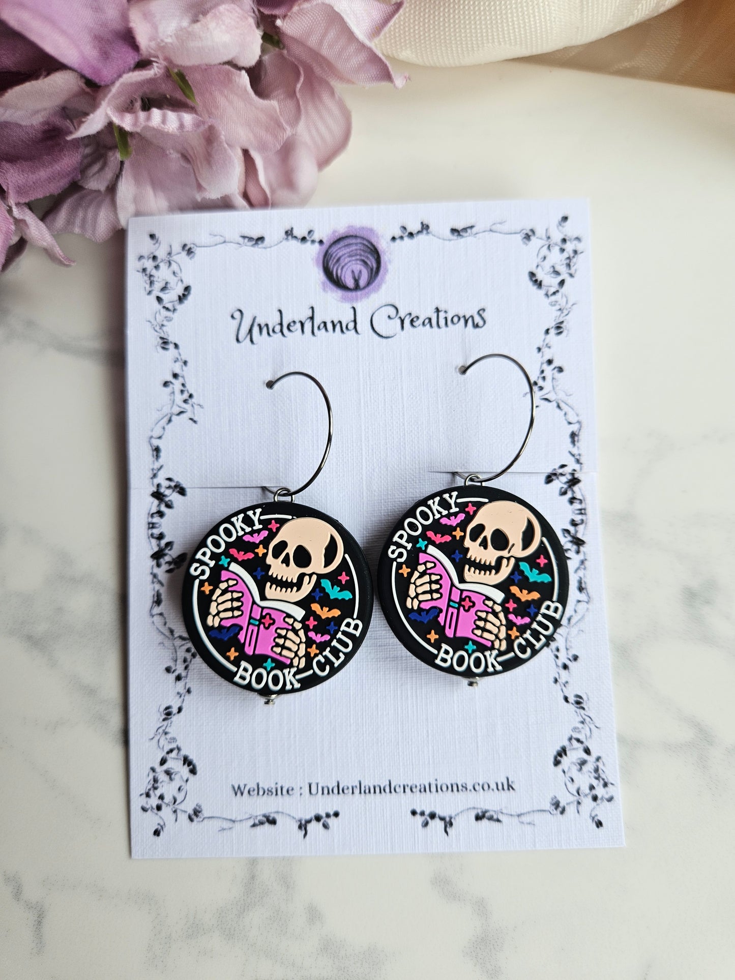 Spooky Book Club Earrings