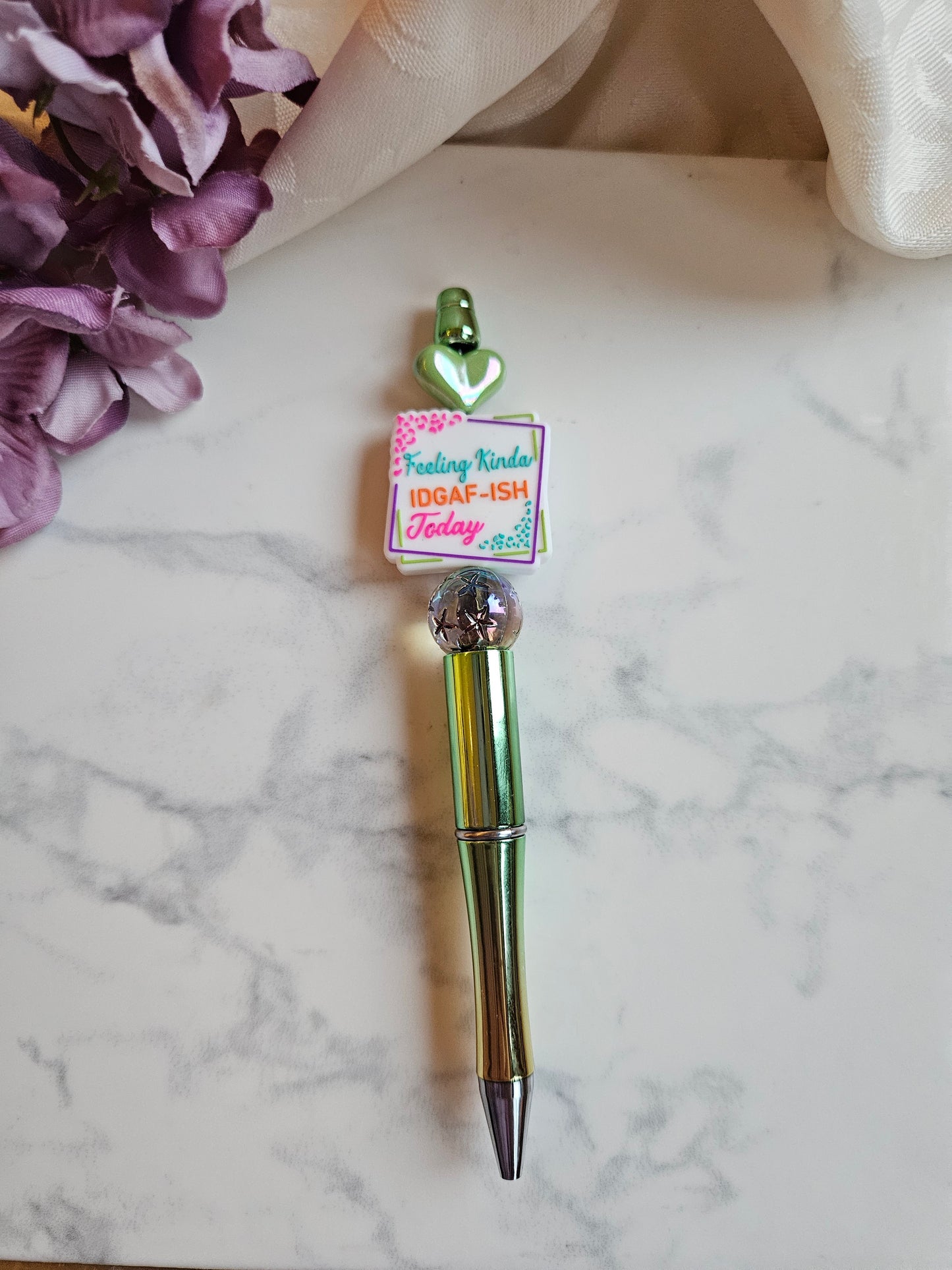 Decorated Beaded Pens (Various Styles)