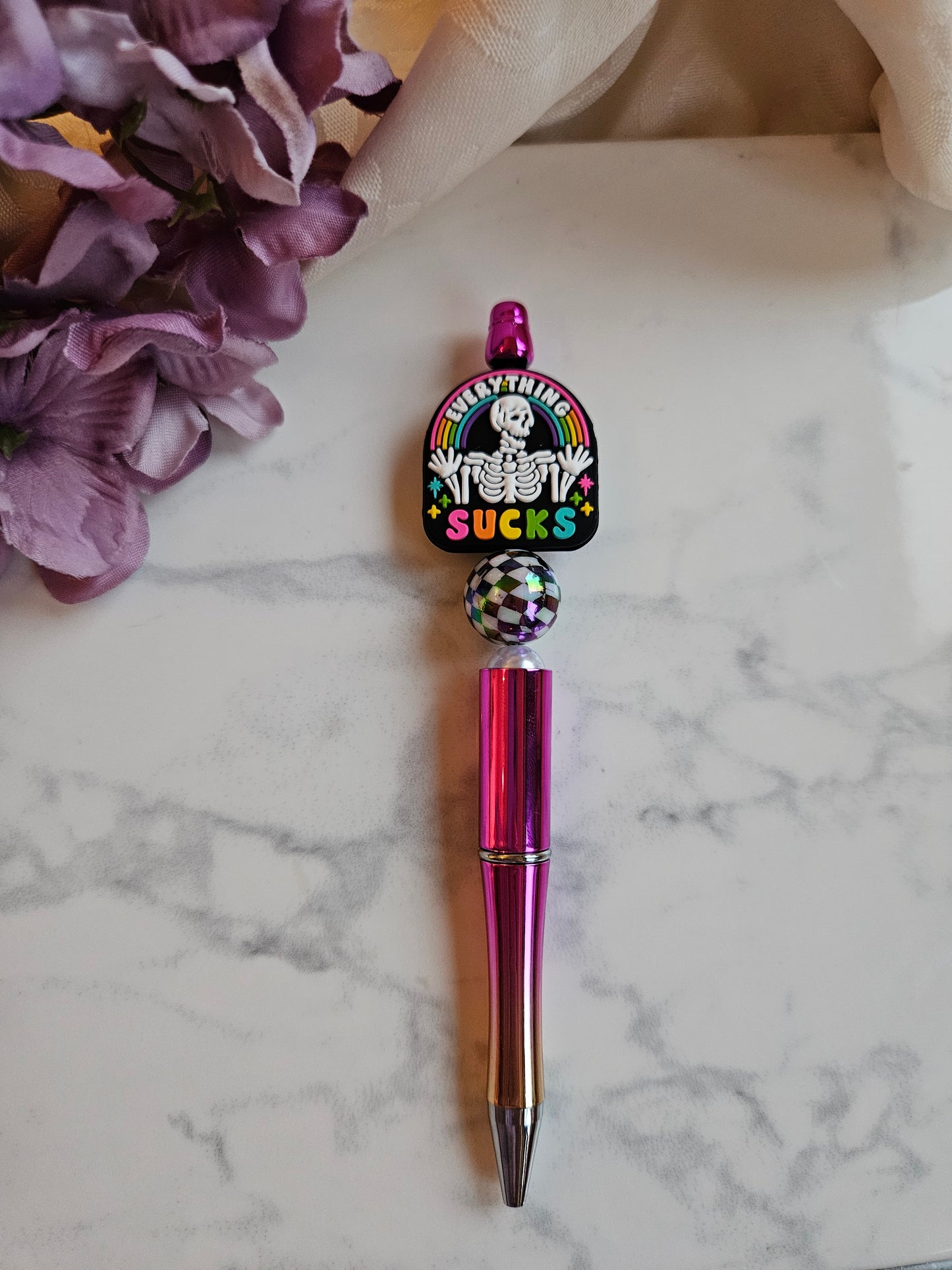 Decorated Beaded Pens (Various Styles)
