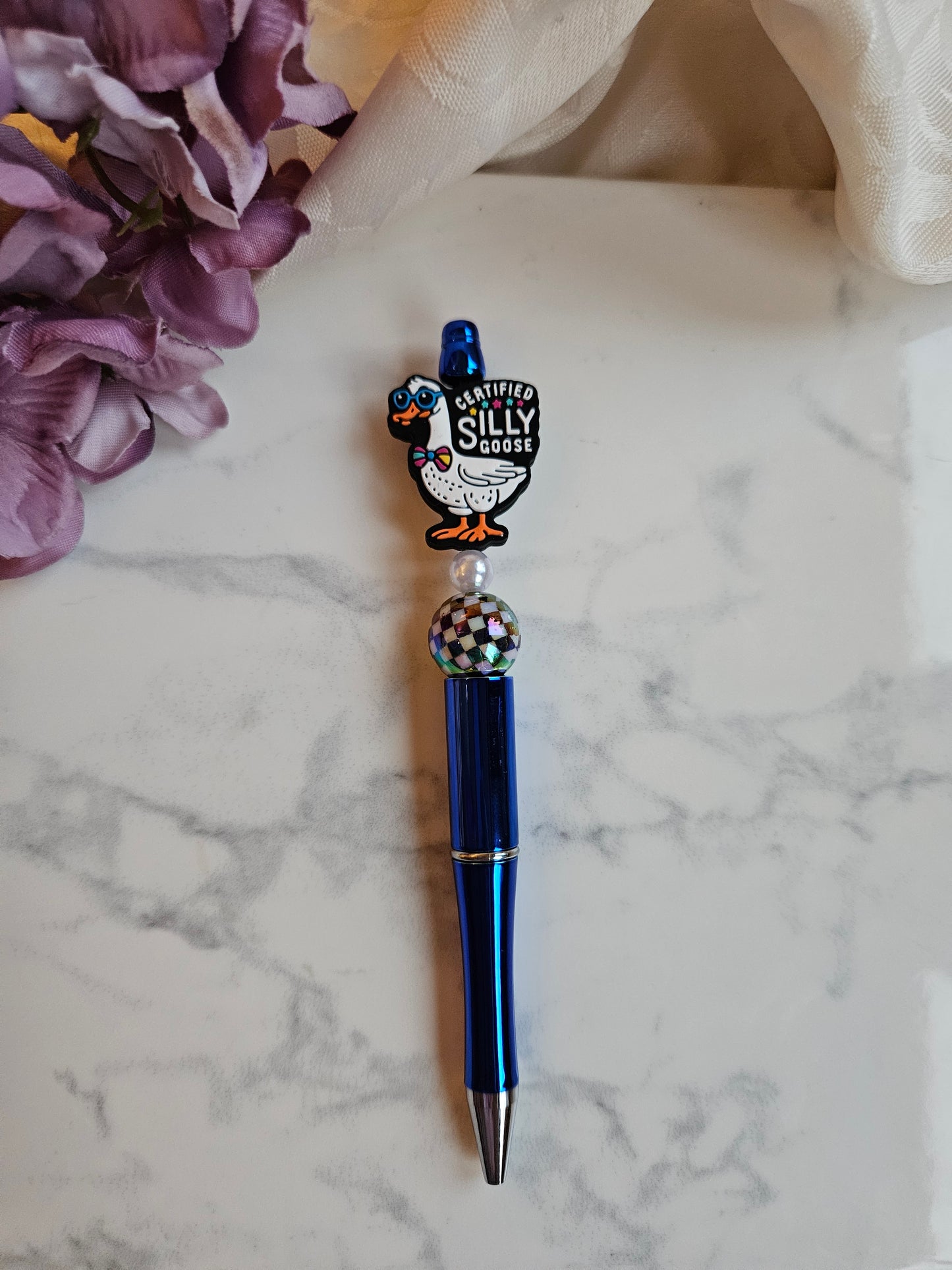 Decorated Beaded Pens (Various Styles)