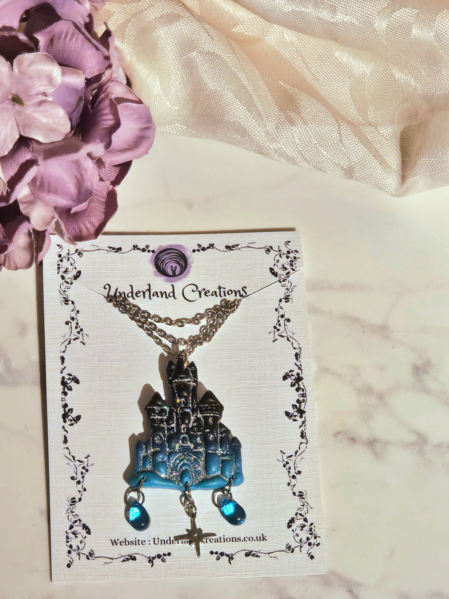 Castle Necklace in "Aurora"