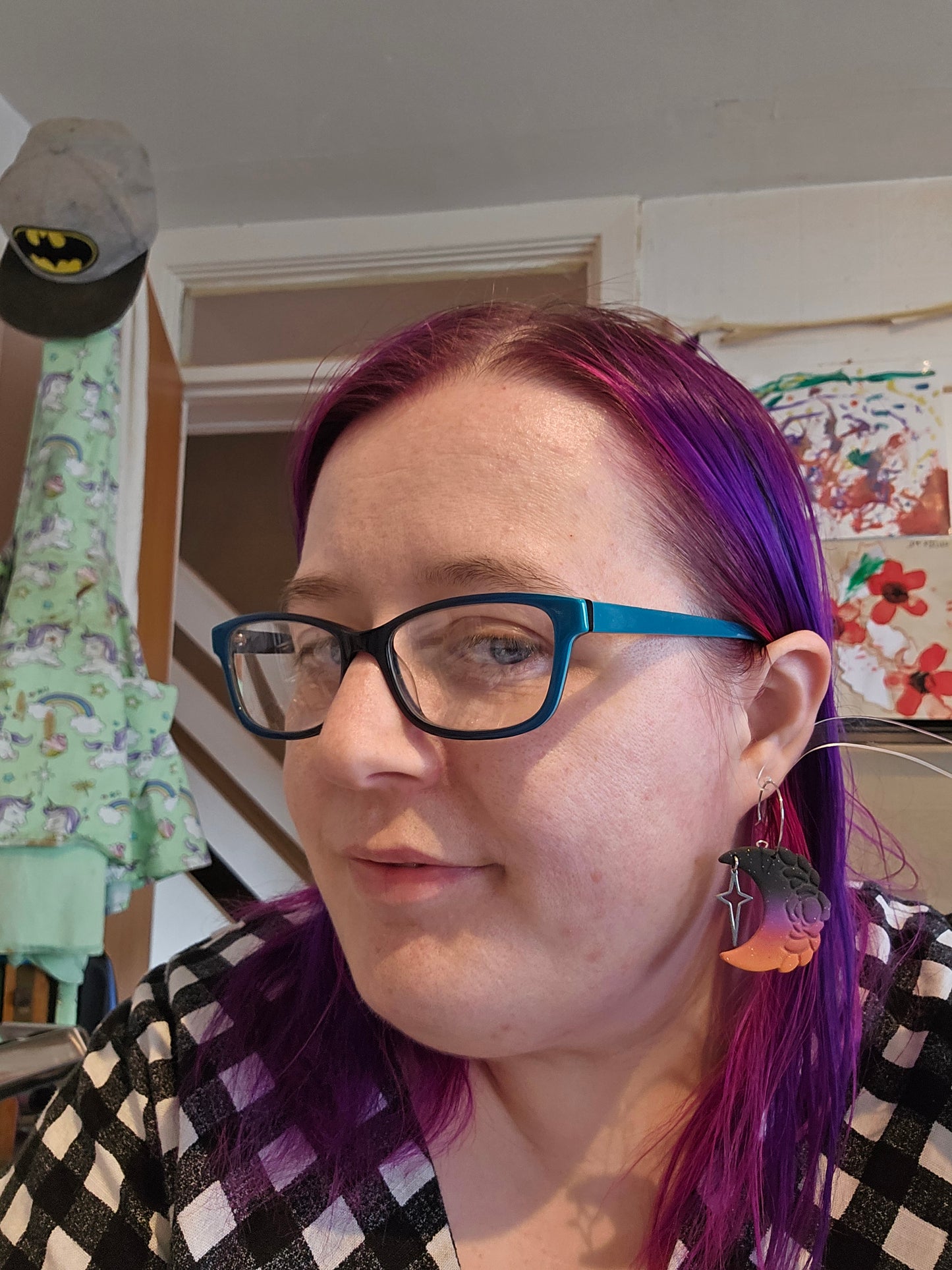 Floral Moons in "Sunset"