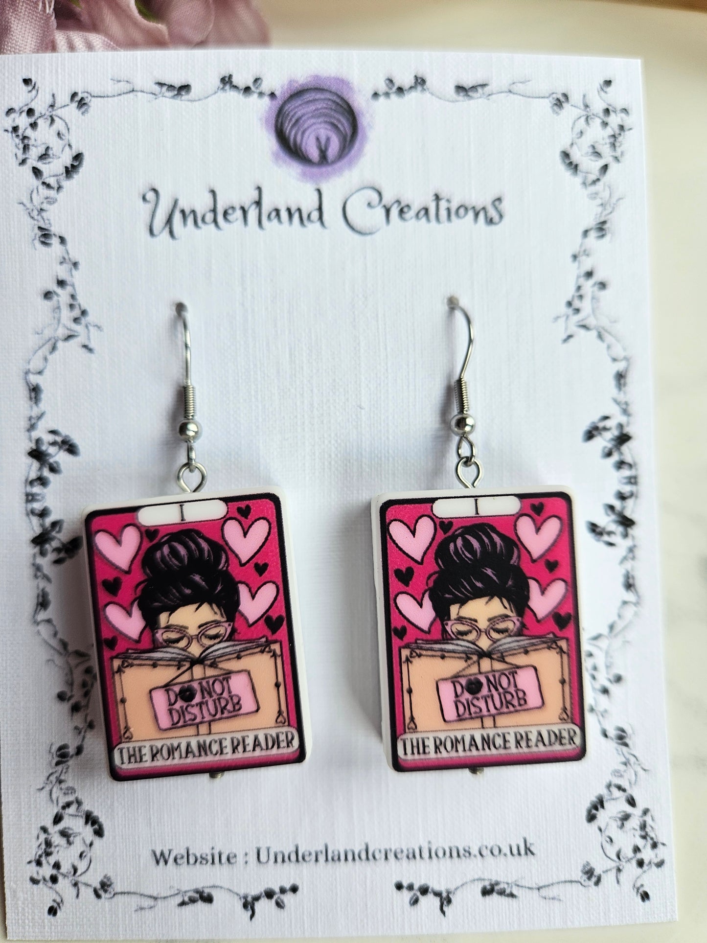Silicone "The Romance Reader" Earrings