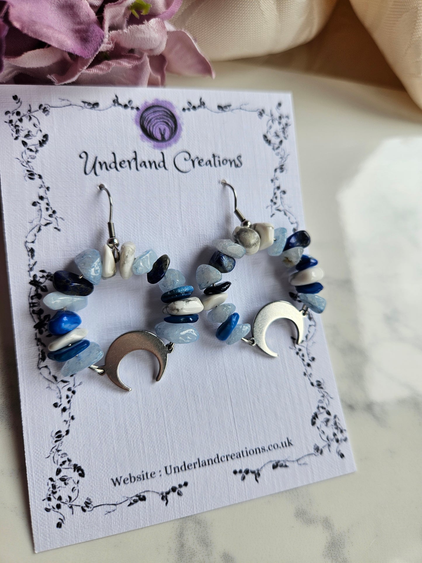 Crystal Circle Earrings (Various styles)