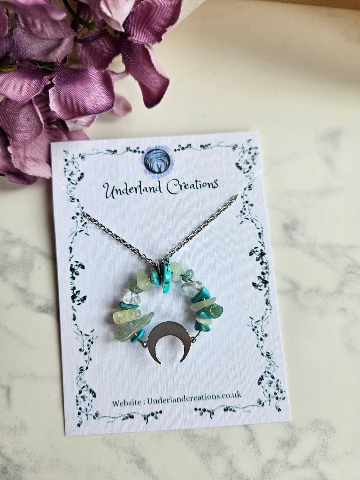 Crystal Circle Necklaces (Various Styles)