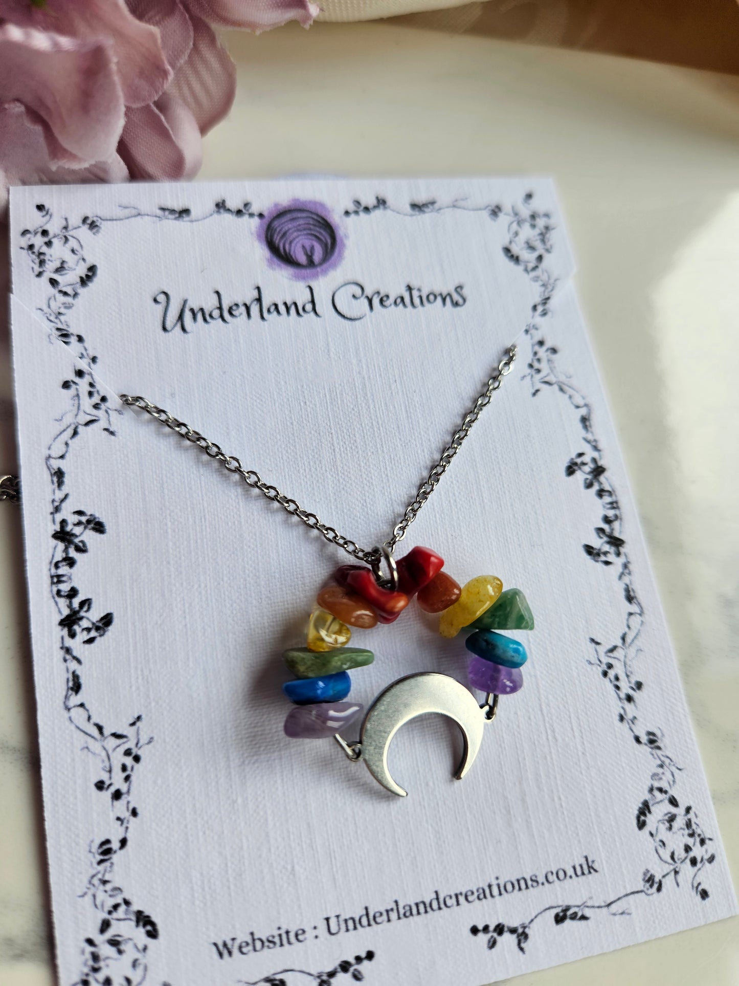 Crystal Circle Necklaces (Various Styles)