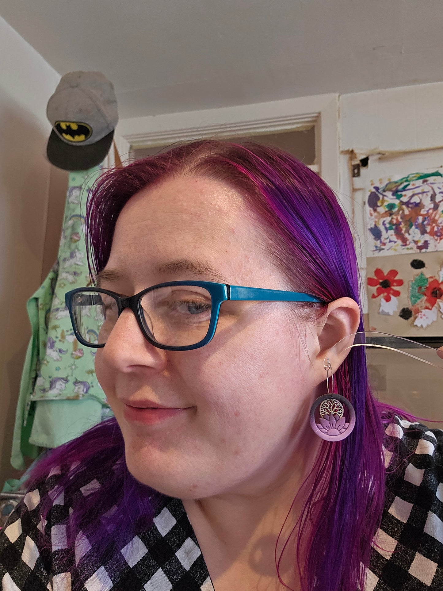 Lotus Flower Circles in "Midnight Kiss"