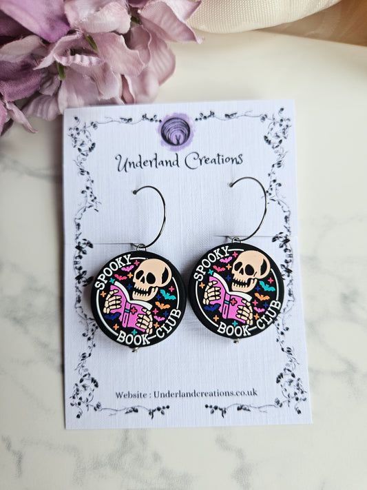 Spooky Book Club Earrings