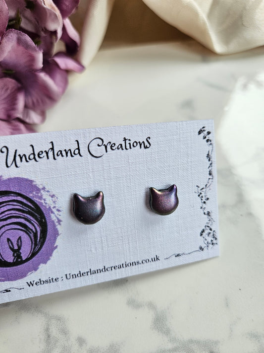 Metallic Cat Studs