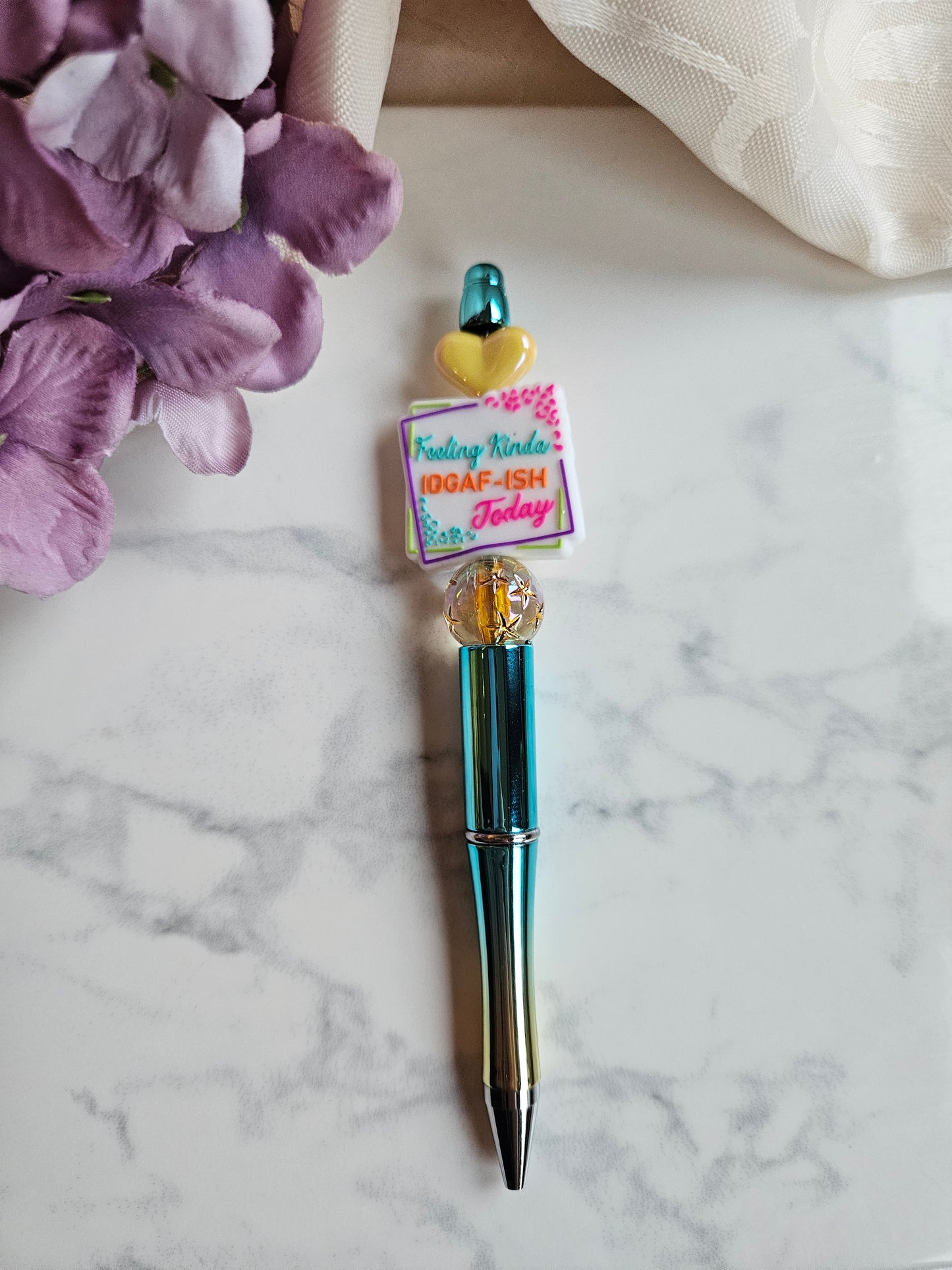 Decorated Beaded Pens (Various Styles)