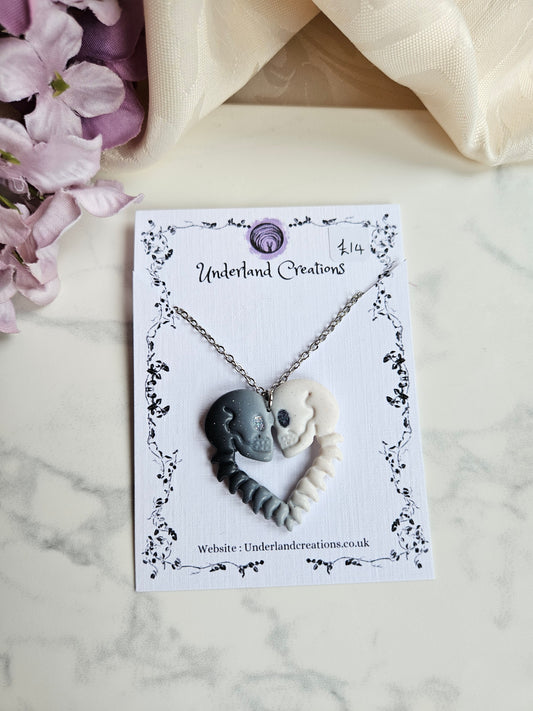 "Till Death Do Us Part" Necklace in "Dark to Light"
