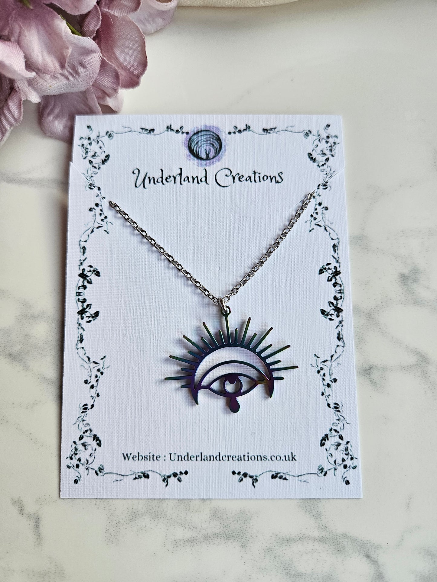 Rainbow Mystical Eye Necklace