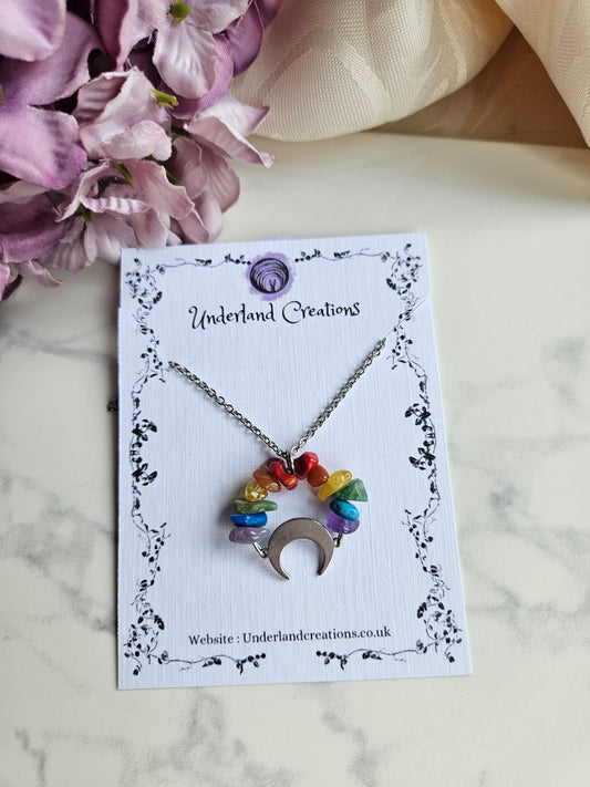 Crystal Circle Necklaces (Various Styles)