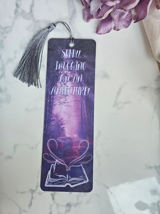 "SHHH!" Card Bookmark