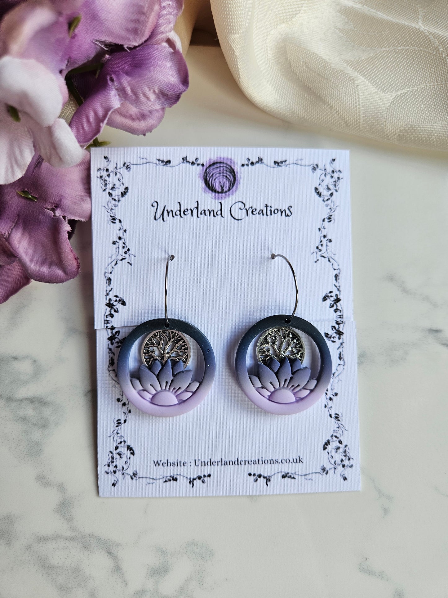 Lotus Flower Circles in "Twilight"