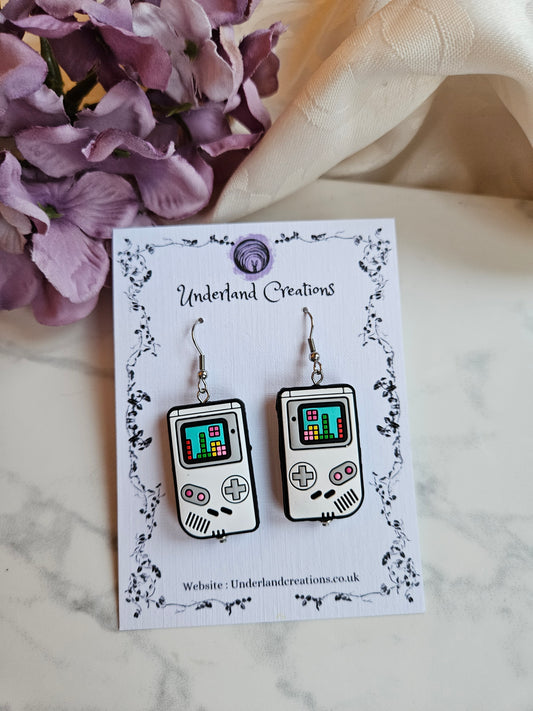 Silicone Gameboy Earrings