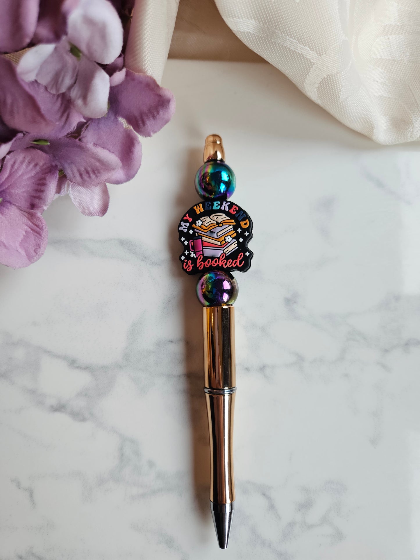 Decorated Beaded Pens (Various Styles)