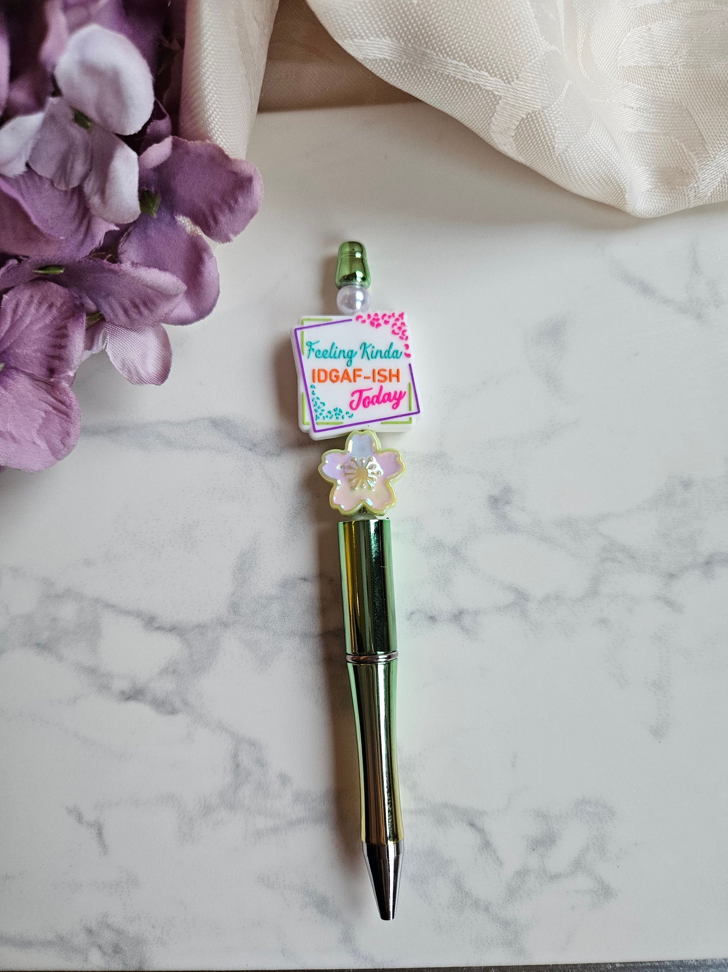 Decorated Beaded Pens (Various Styles)