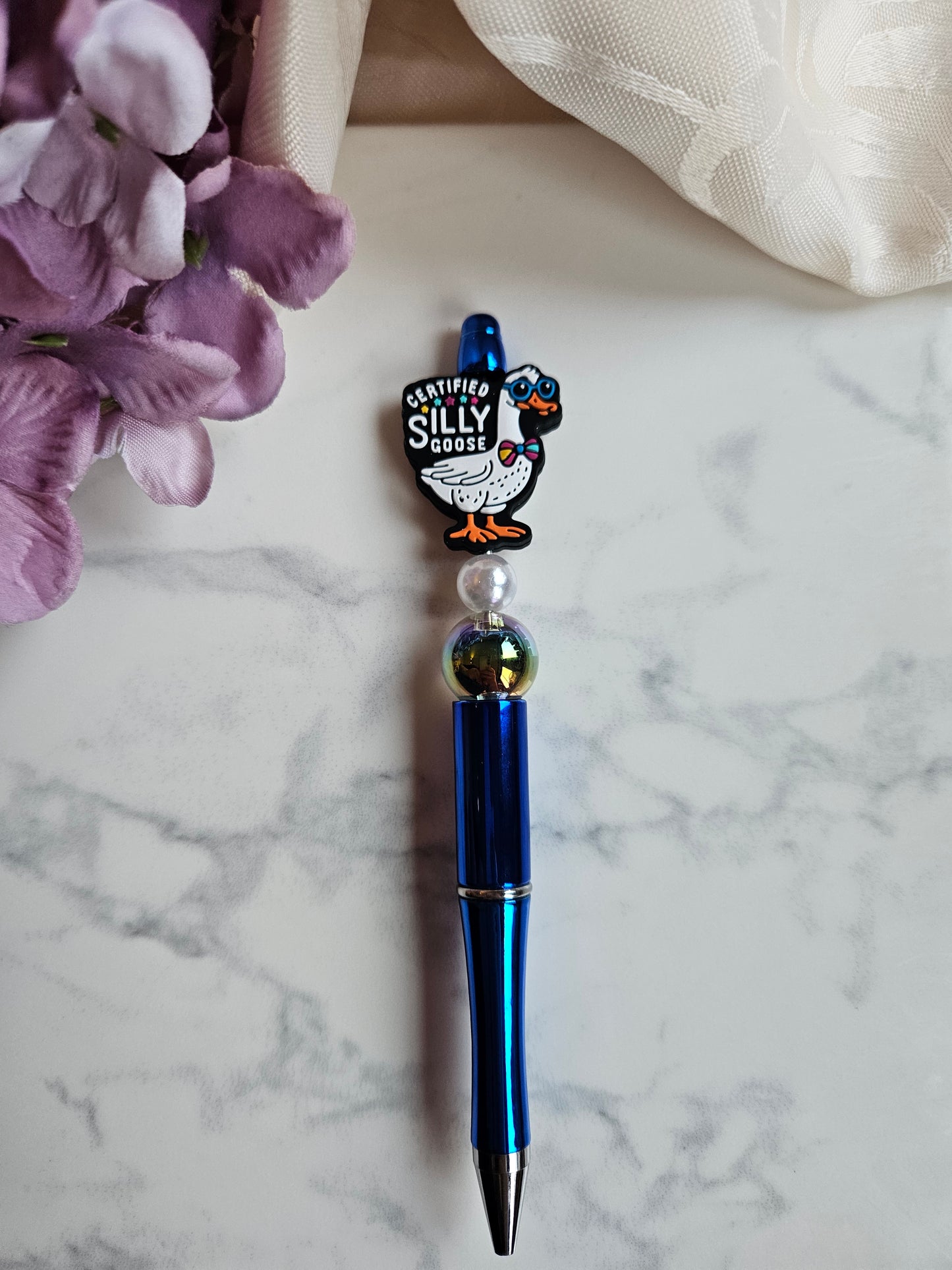 Decorated Beaded Pens (Various Styles)